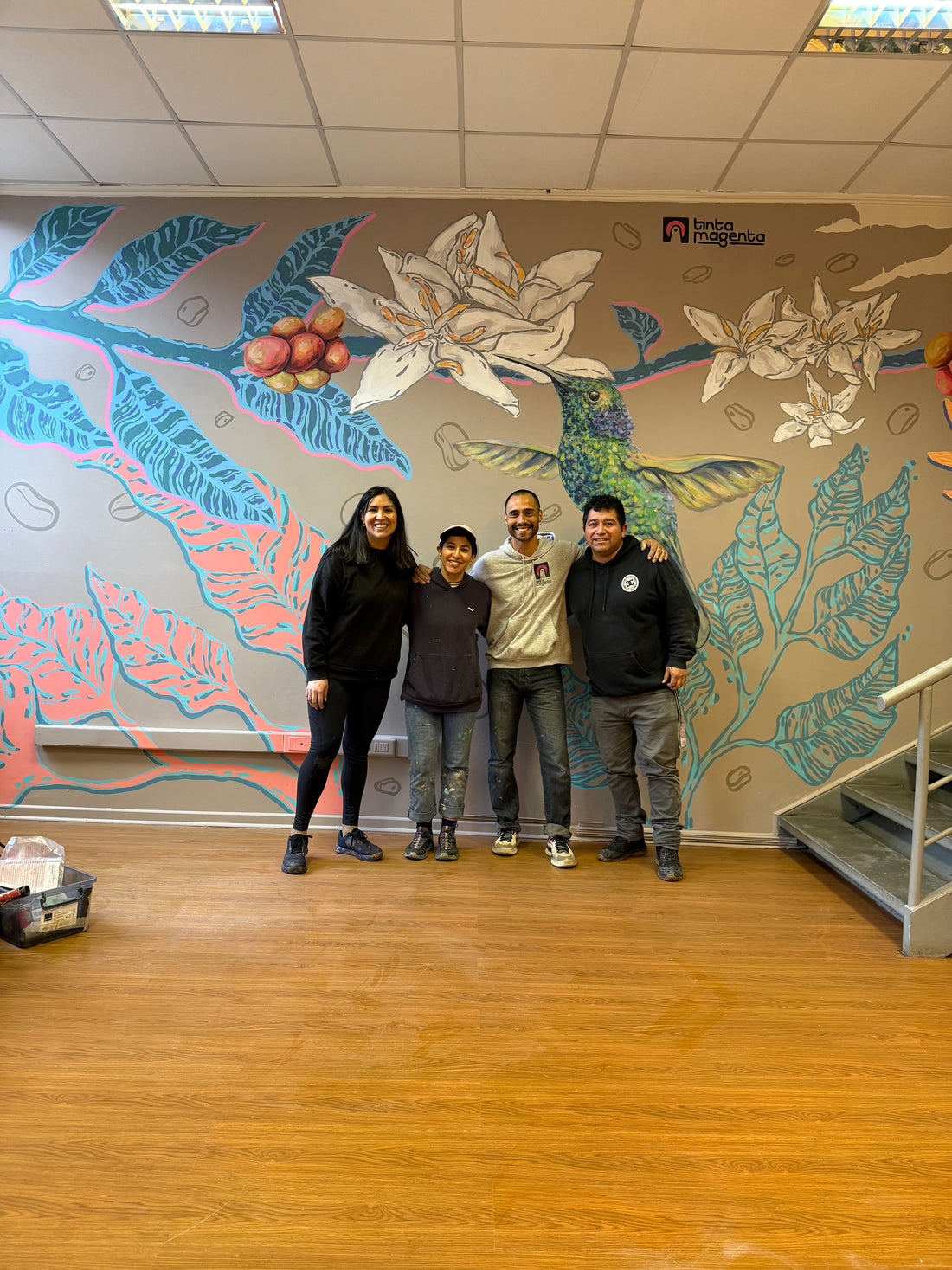 UN NUEVO MURAL EN RANCAGUA por Strange Tierra y Ana Vargas