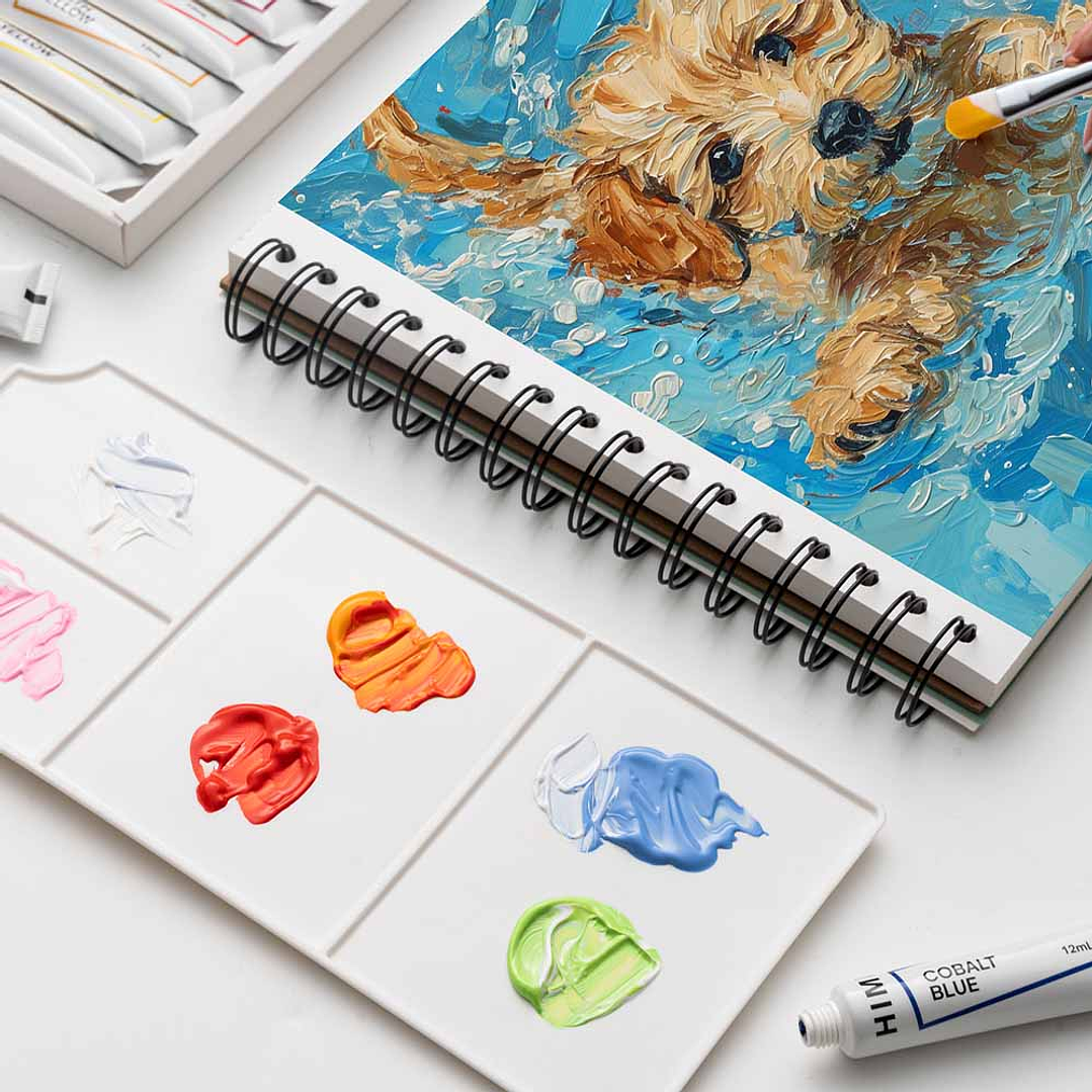 Pintura Hi, It's Gouche 24 colores en tubo 12ml HIMI