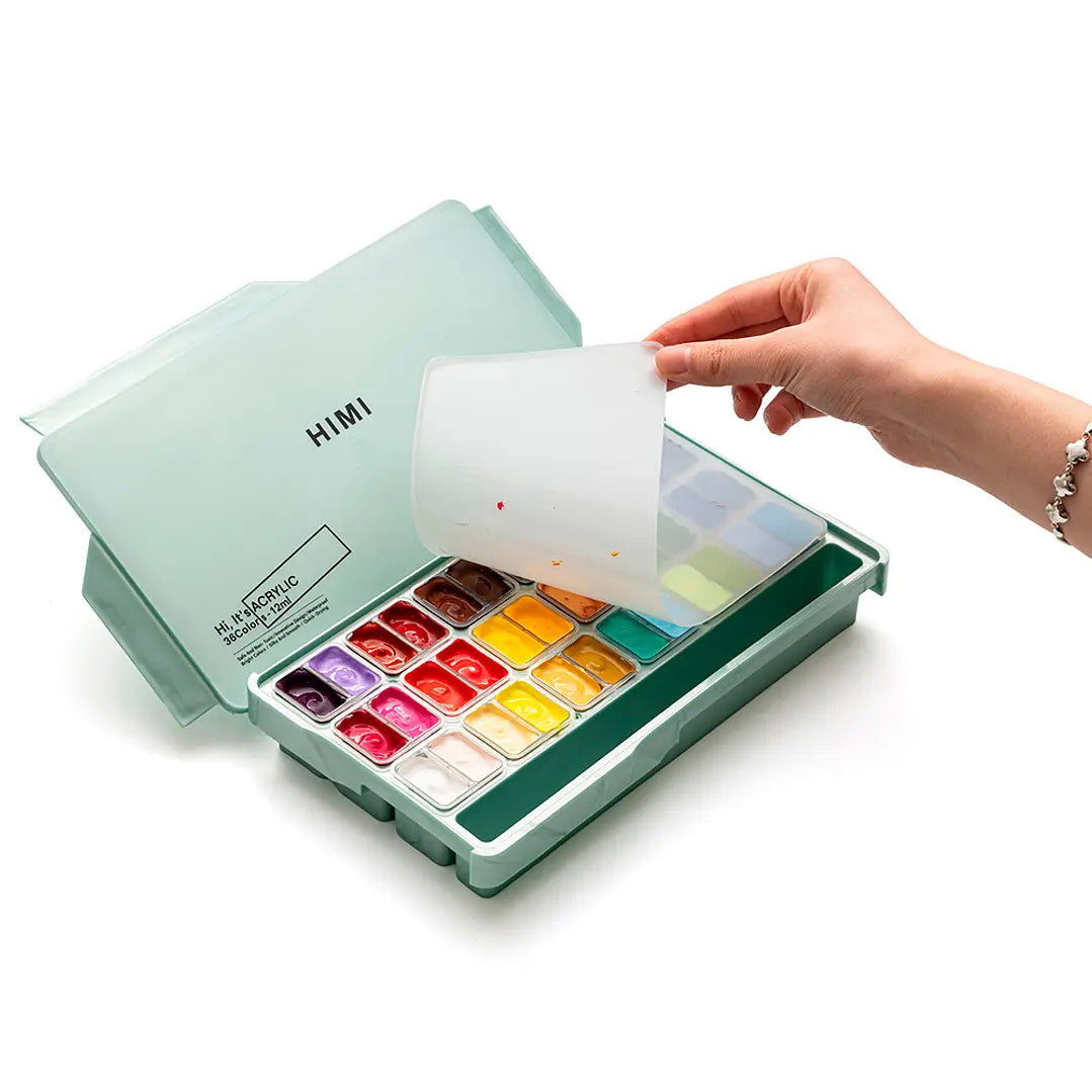 HIMI SET PINTURA ACRÍLICA TWIN CUP 12 ML 36 COLORES