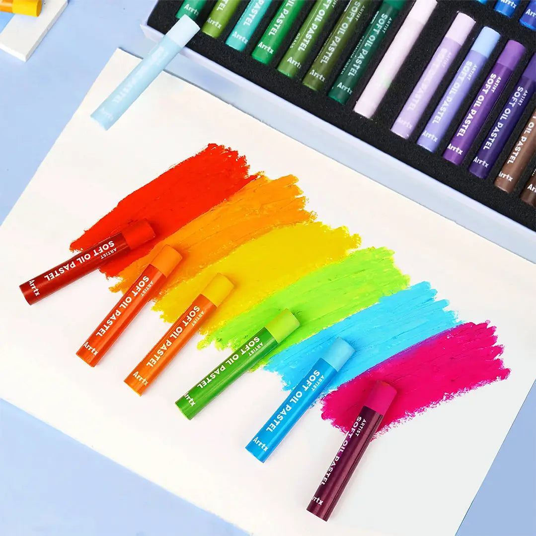 Arrtx Pasteles al óleo Soft 48 colores