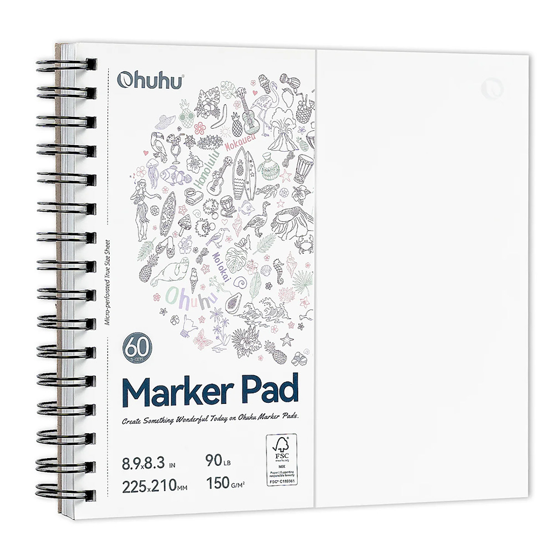 Croquera para Marcadores OHUHU MAarker Pad 22.5 X 21CM