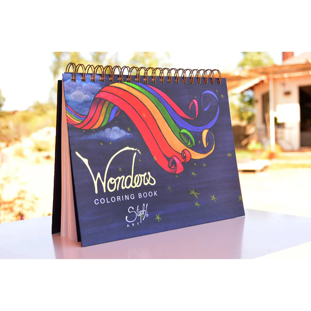 Libro para colorear "Wonders" por Steph Art