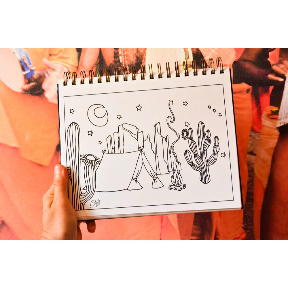 Libro para colorear "Wonders" por Steph Art