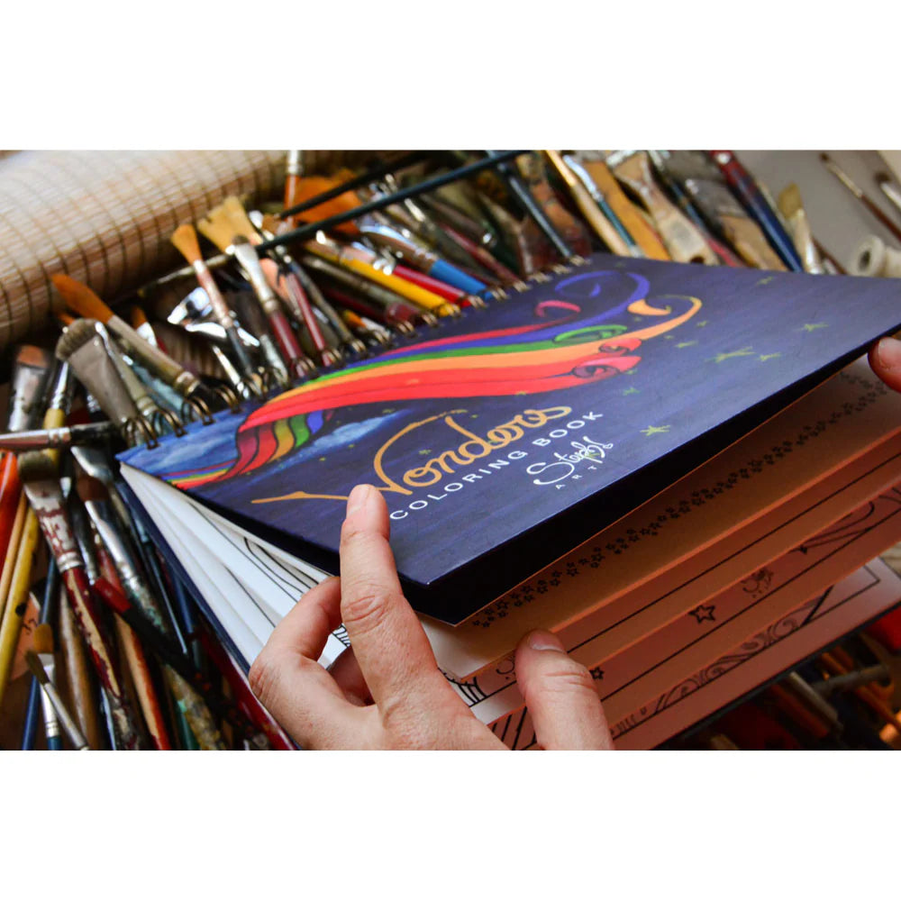 Libro para colorear "Wonders" por Steph Art