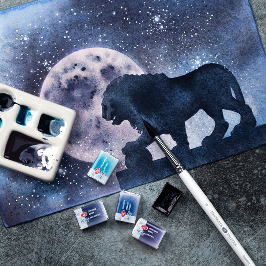 Acuarelas White Nights 12 colores granulados