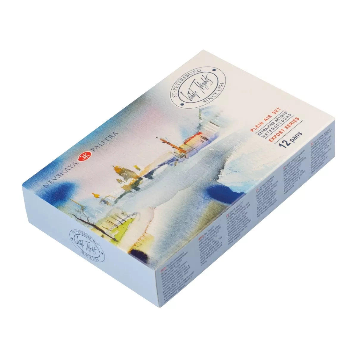Acuarelas 12 colores White Nights