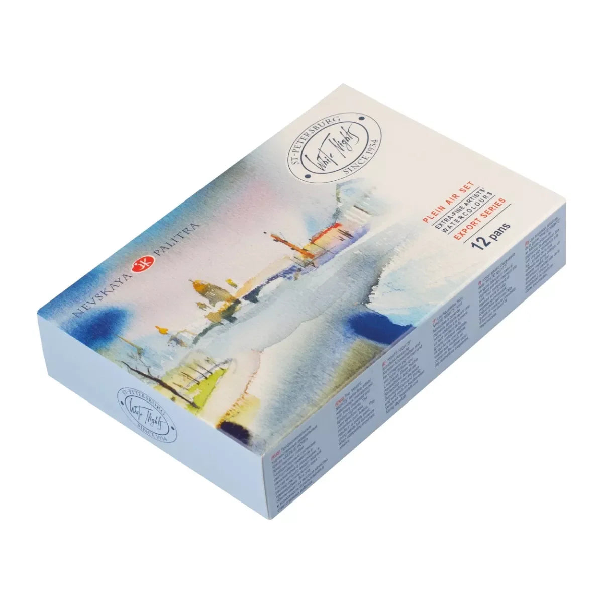 Acuarelas 12 colores White Nights