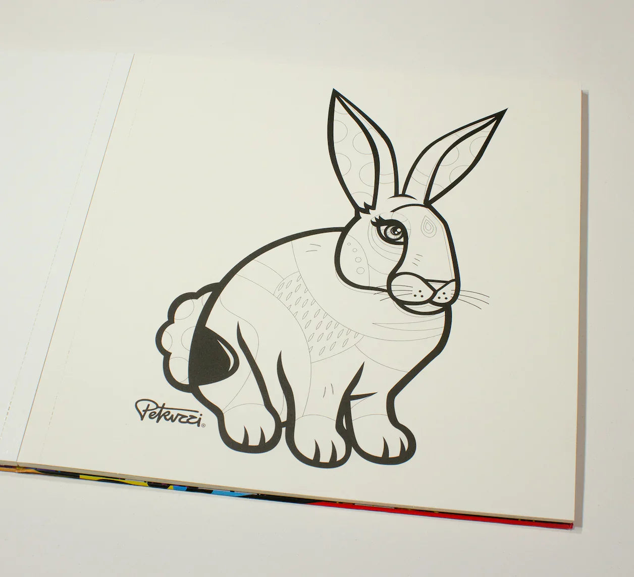 Libro para colorear "El mundo de Petruzzi" por Petruzzi