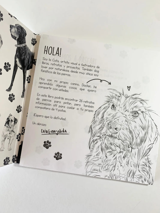 Libro para colorear Perros por Cata Fuenzalida