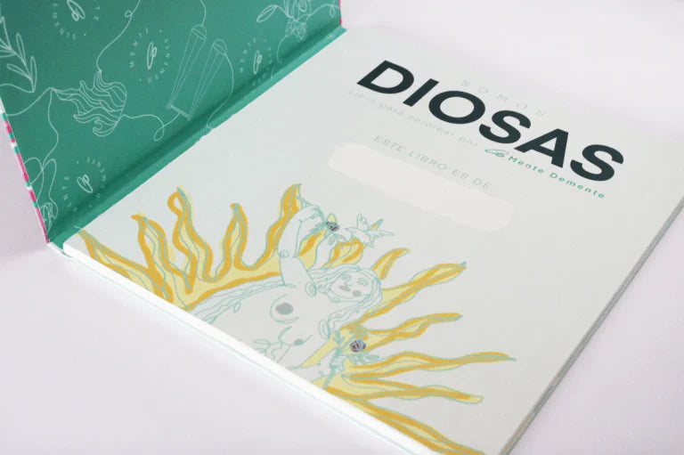 Libro para colorear "Somos Diosas" por Consuelo Huerta