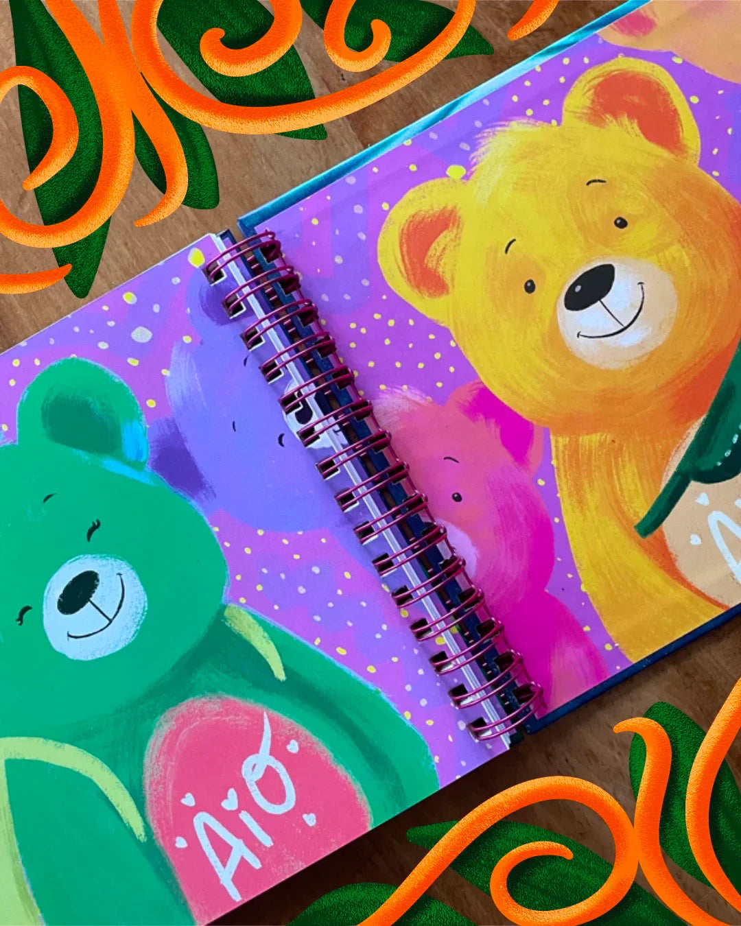 Libro para colorear Patitas en acción por Sun Diseño