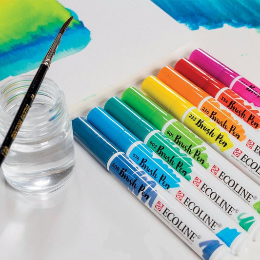 Lapiz Punta Pincel Talens Ecoline Unitarios