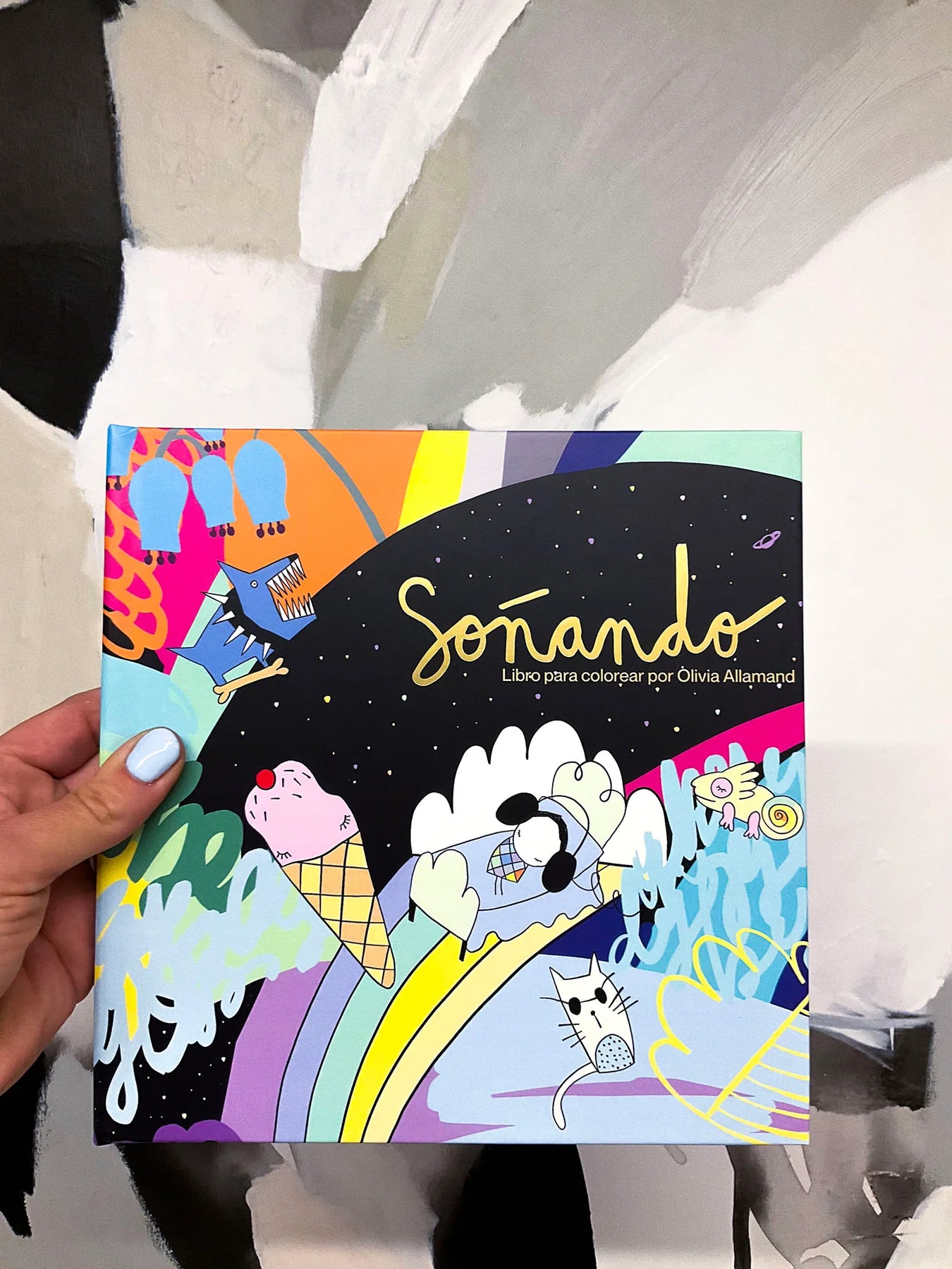 Libro para colorear "Soñando" por Olivia Allamand