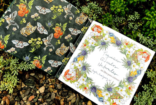 Libro para colorear "Pequeños circulos naturales" por Ángela Errazuriz