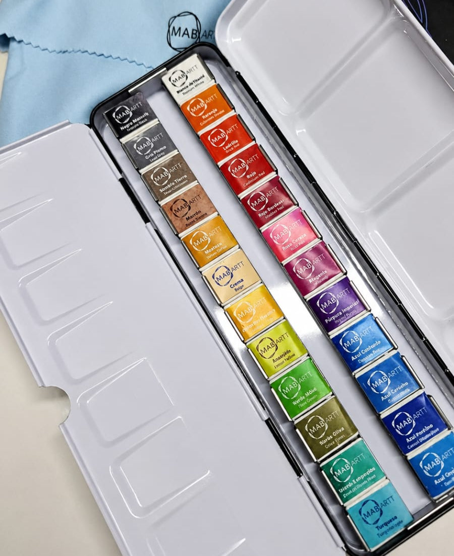 Acuarela 24 colores MABARTT