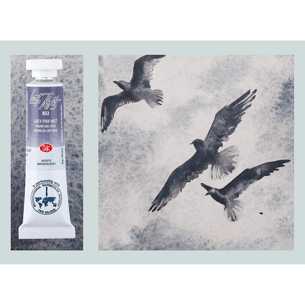 Set acuarela en tubos White Nights “Space” Set 3 tubos 10 ml