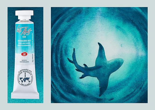 Set acuarela en tubos White Nights "DEPTH" - Colores Granulados - 3 TUBOS X10 ML