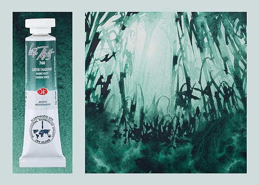 Set acuarela en tubos White Nights "Forest" - Colores Granulados 3 TUBOS X10 ML