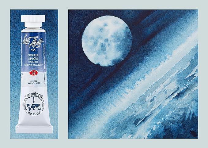 Set acuarela en tubos White Nights "DEPTH" - Colores Granulados - 3 TUBOS X10 ML