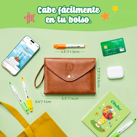 Nalu Kit de Viaje | 12 Mini Marcadores de Alcohol Ohuhu
