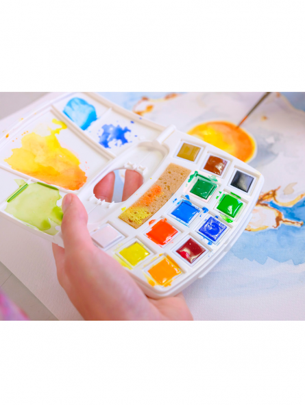 Acuarelas en pastillas Art Creation 12 colores