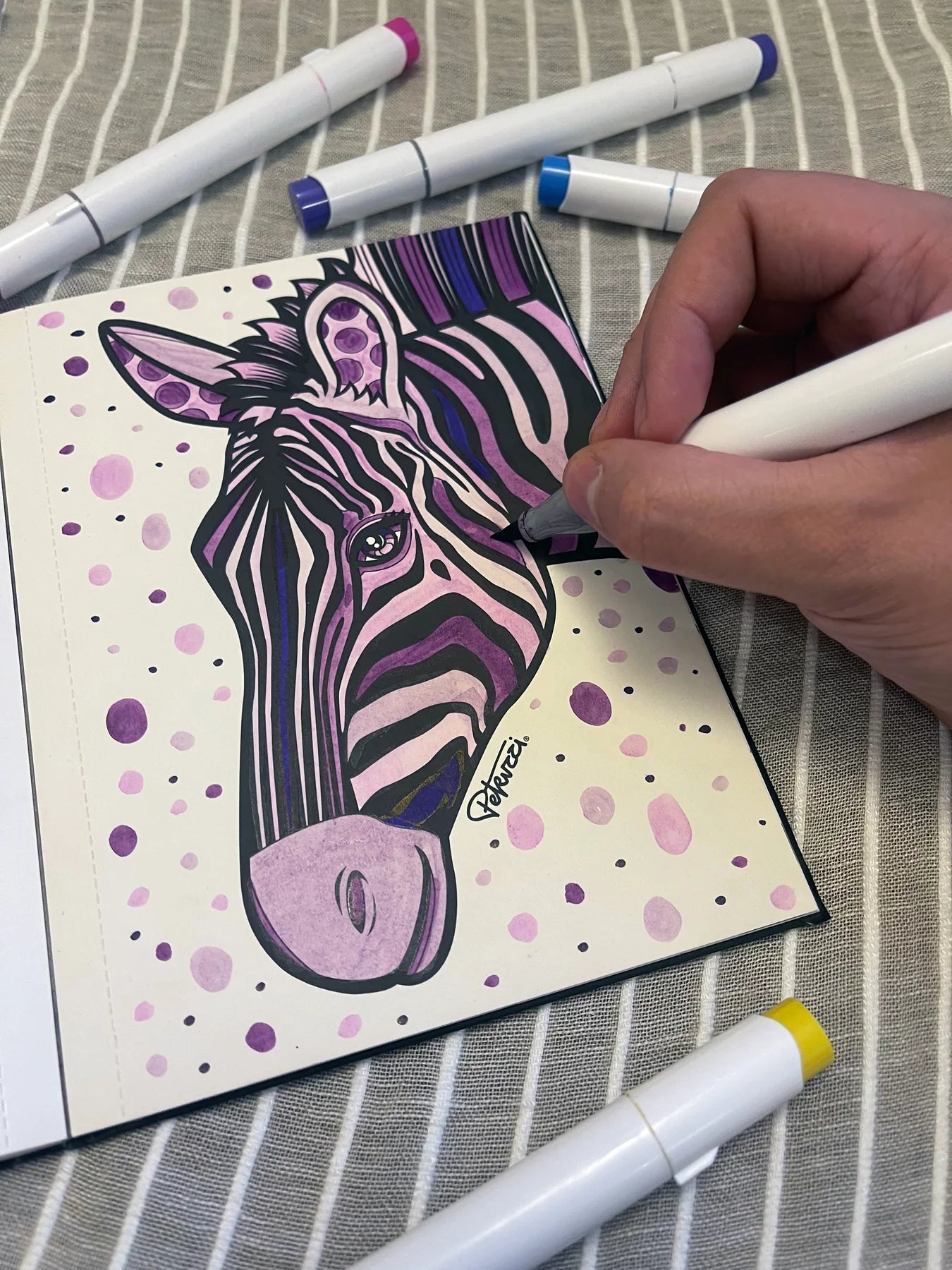 Libro para colorear "Sublime" por Petruzzi