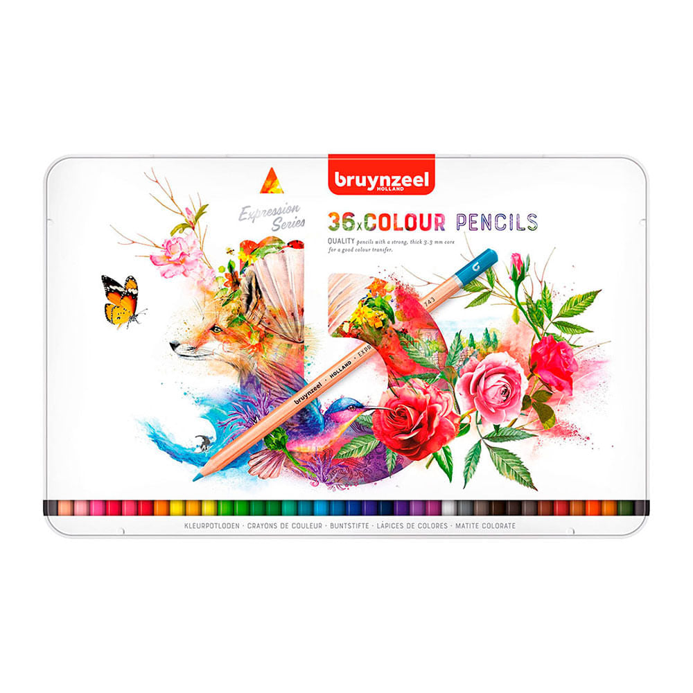 Pack 36 Lápices de Colores Bruynzeel Expression Series