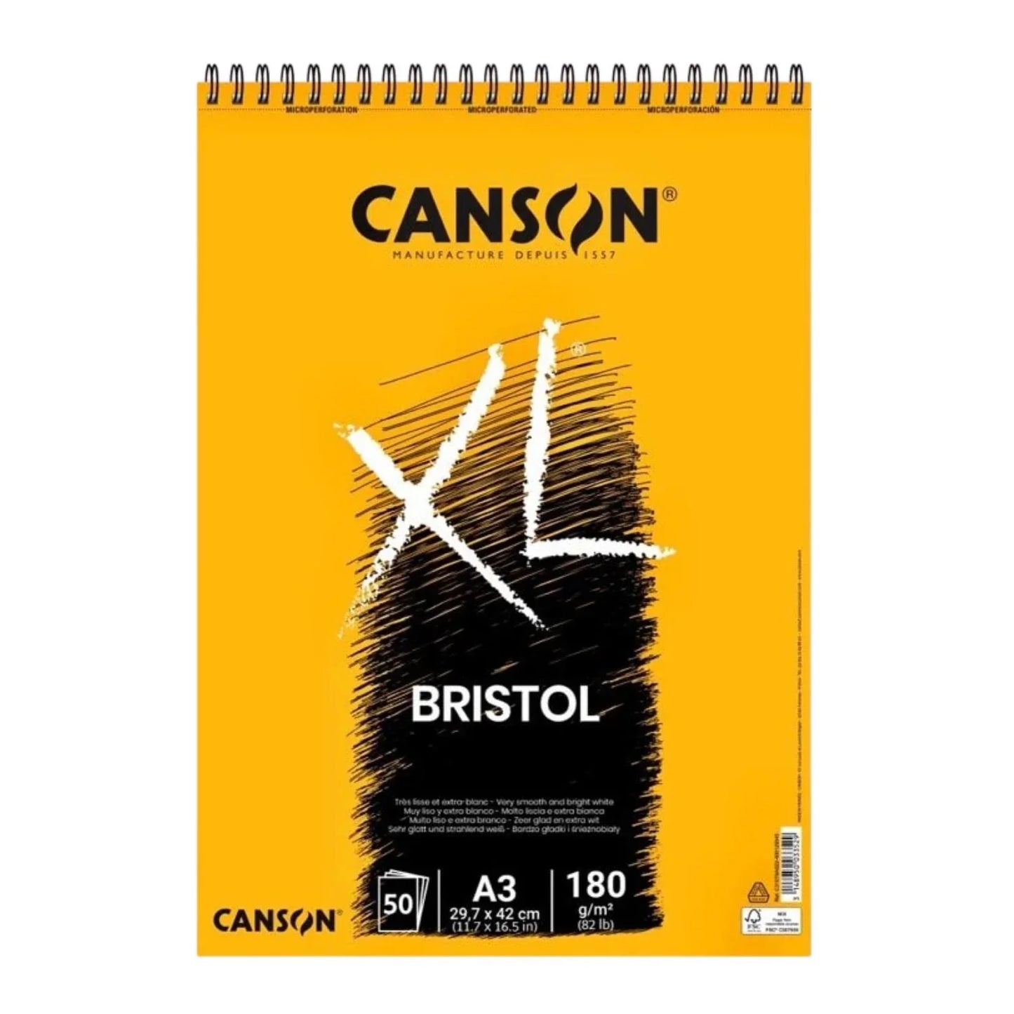 Croquera Block Bristol Canson XL 180 g/m2