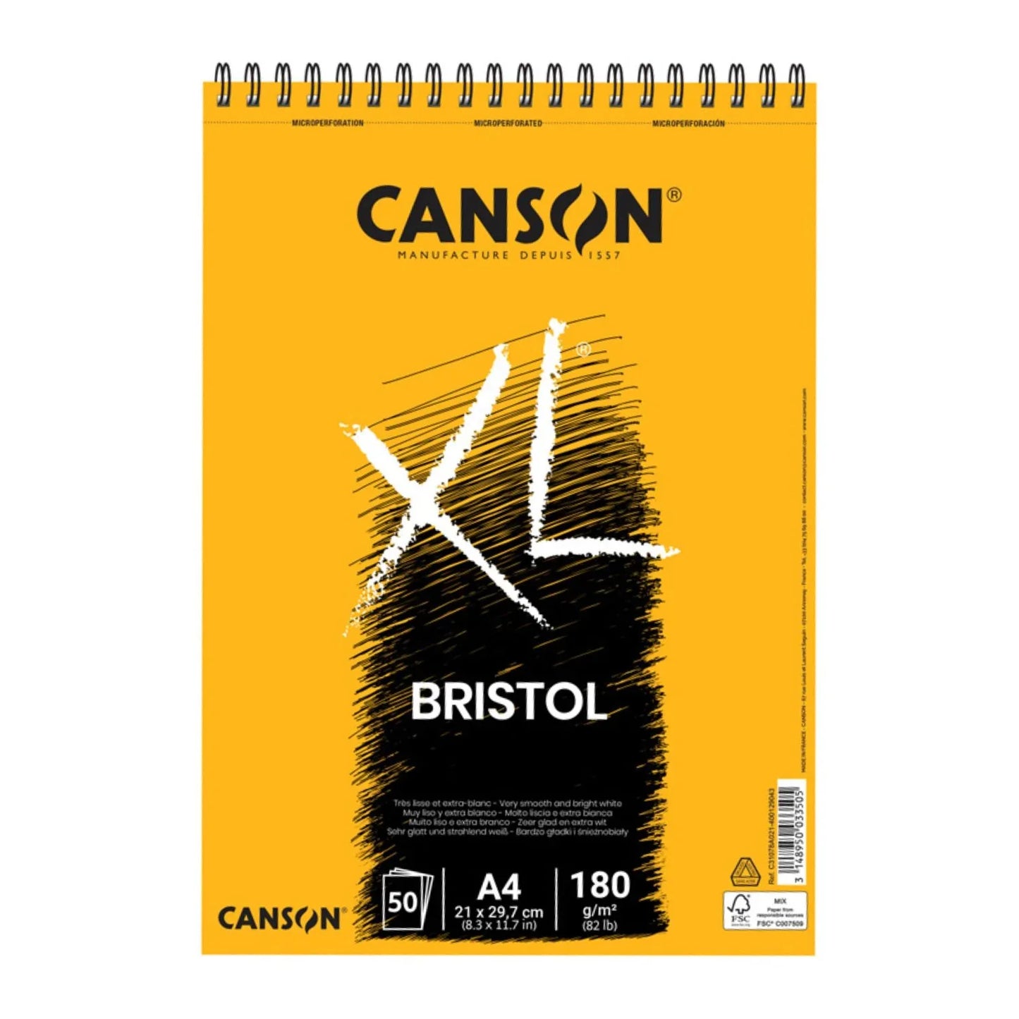 Croquera Block Bristol Canson XL 180 g/m2