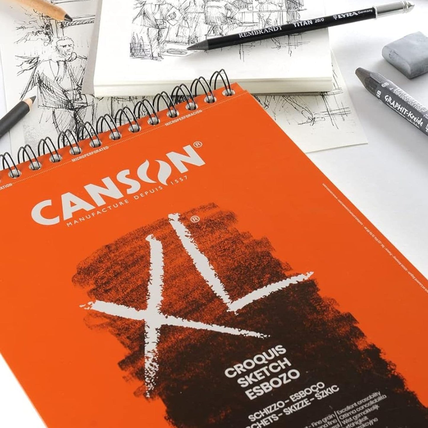 Croquera de Bocetos Canson XL Croquis 90 g/m2