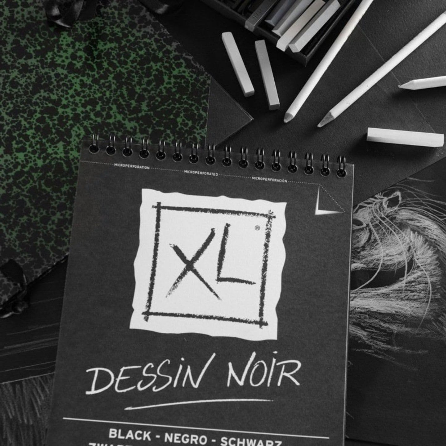 Croquera Hoja Negra Canson XL Dessin Noir 150 g/m2