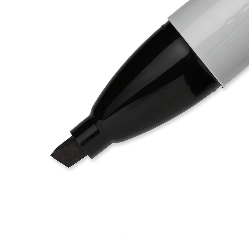 MARCADOR CHISEL TIP NEGRO PUNTA BISELADA SHARPIE