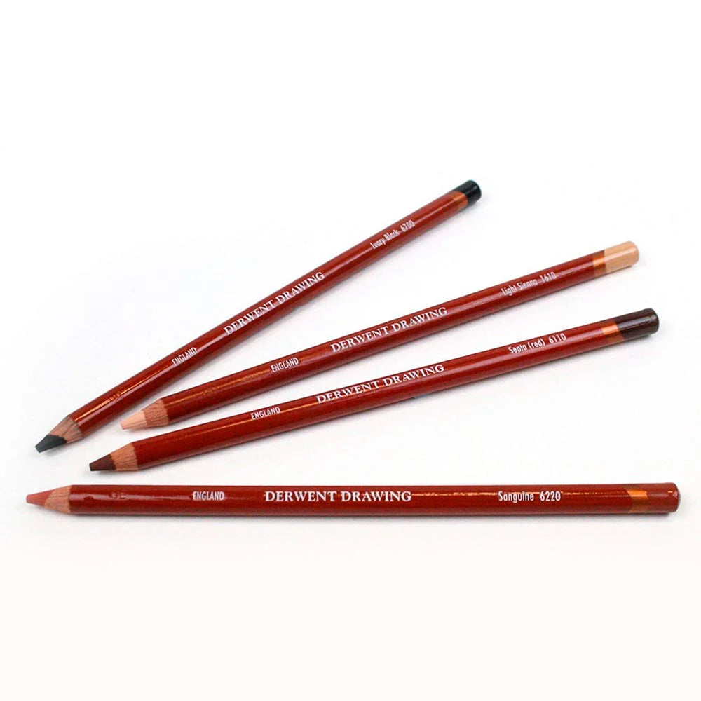 Derwent Drawing - Set 6 Lápices de Colores Blandos