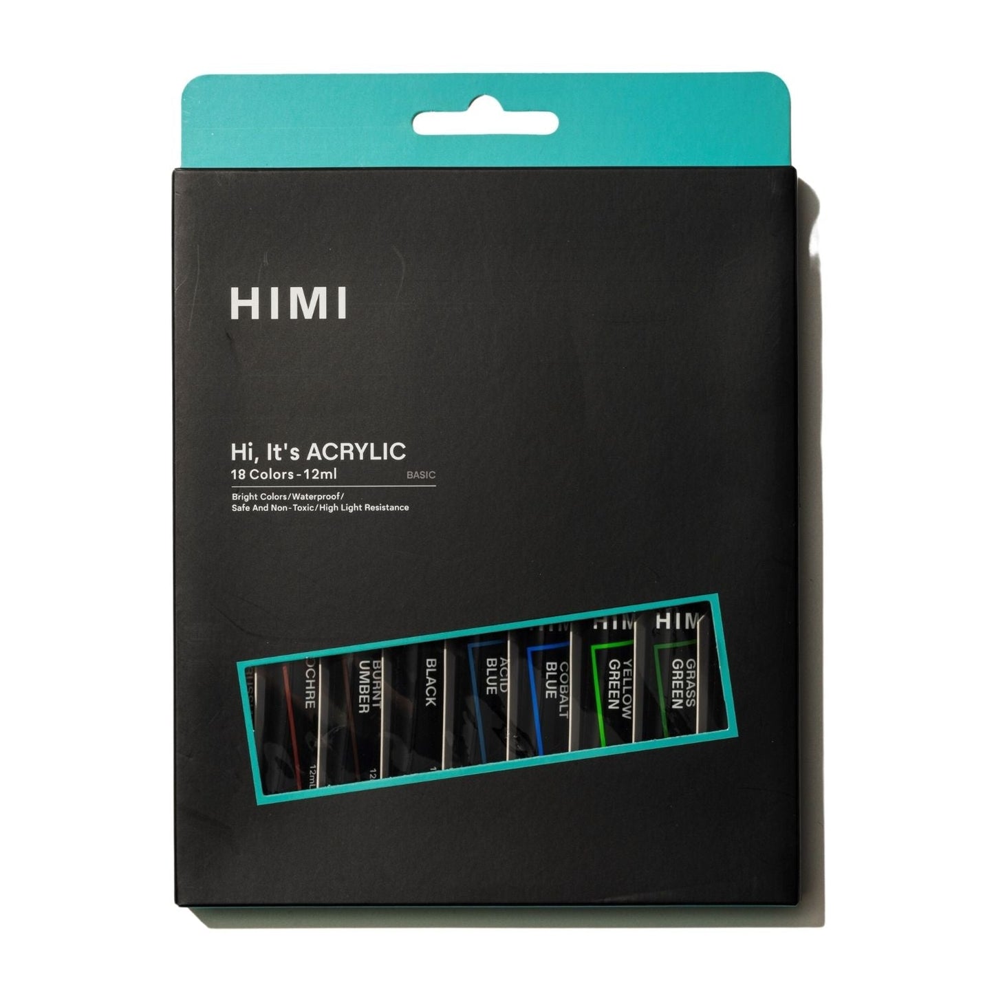 Pintura Acrilica en tubo HIMI Hi, It's Acrylic 18 colores 12ml