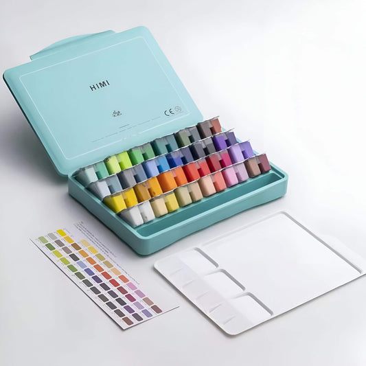 HIMI pintura gouache 48 colores twin cup 12g