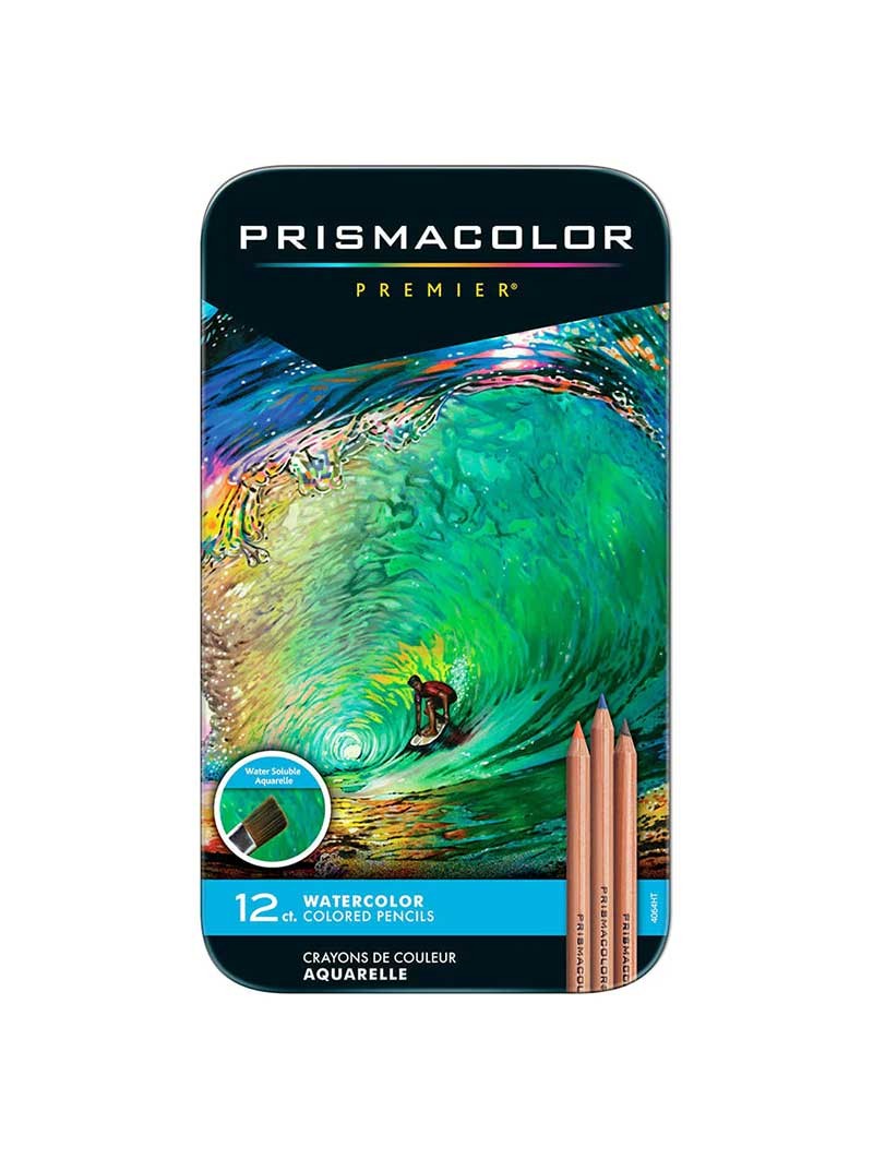 Pack 12 Lápices Acuarelables Prismacolor Premier