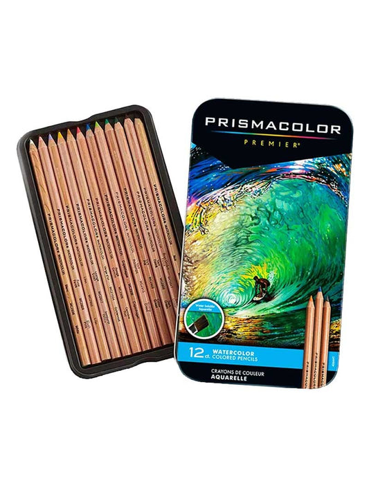 Pack 12 Lápices Acuarelables Prismacolor Premier
