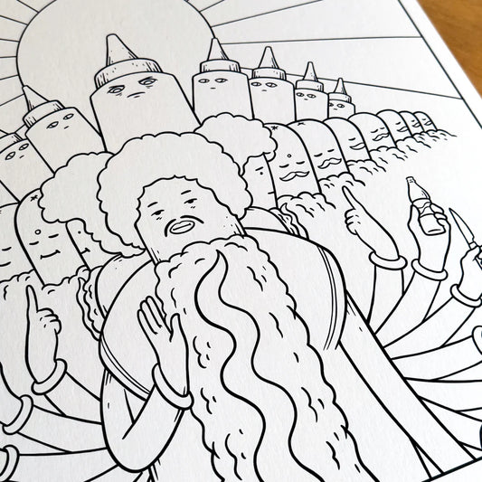 Libro para colorear"El libro de música más completo" por Ingesman