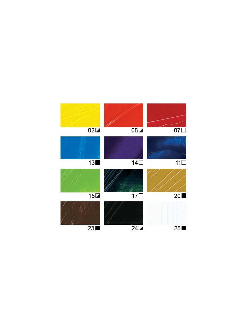 Set Pinturas Oleo 12 colores 12ml Pebeo Studio