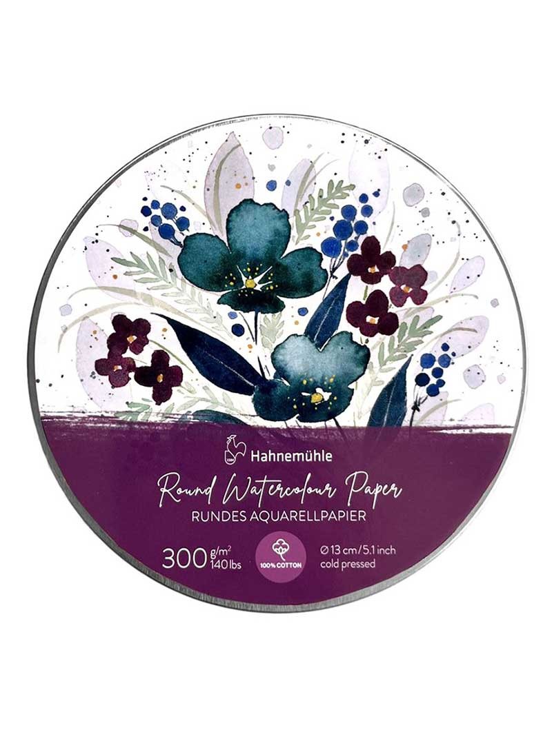 Papel Acuarela Redondo Hahnemuhle Caja 30 Hojas