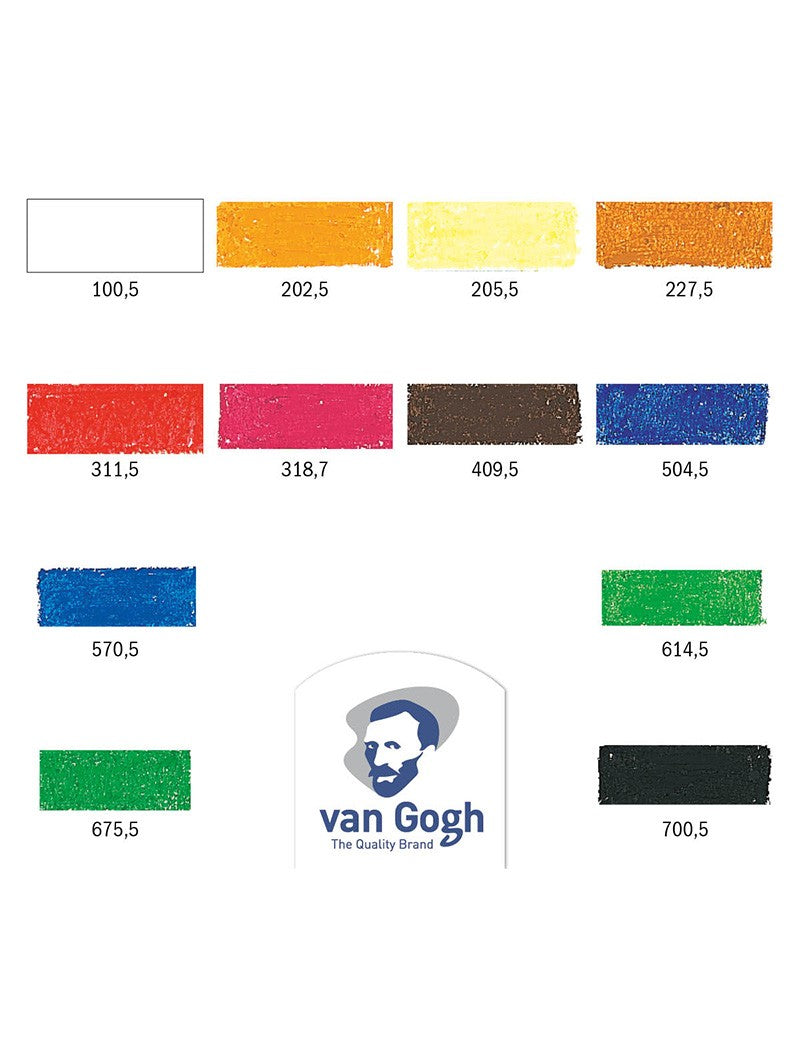 Pasteles al Óleo Van Gogh Set 12 Colores