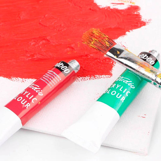 Set Pinturas Acrilicas 12 colores 12ml Pebeo Studio