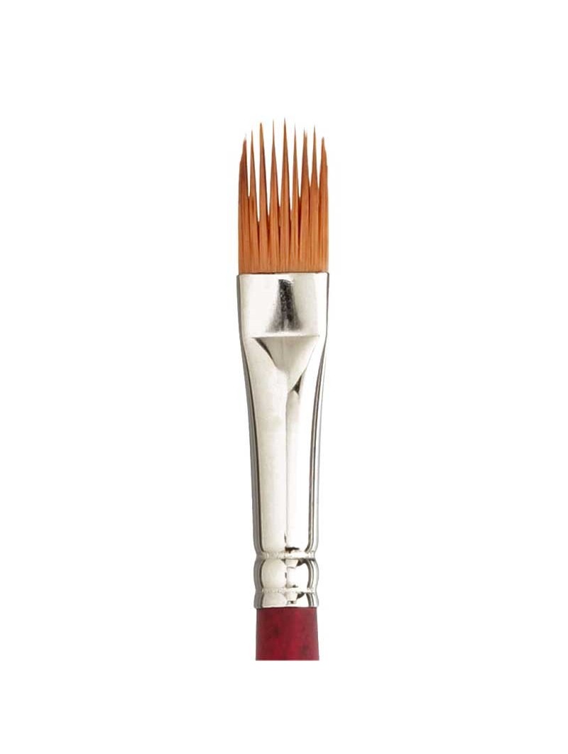 Pincel Técnica Mixta Princeton Velvetouch - Avellanado Puntas N°3/8'' (Filbert Grainer)