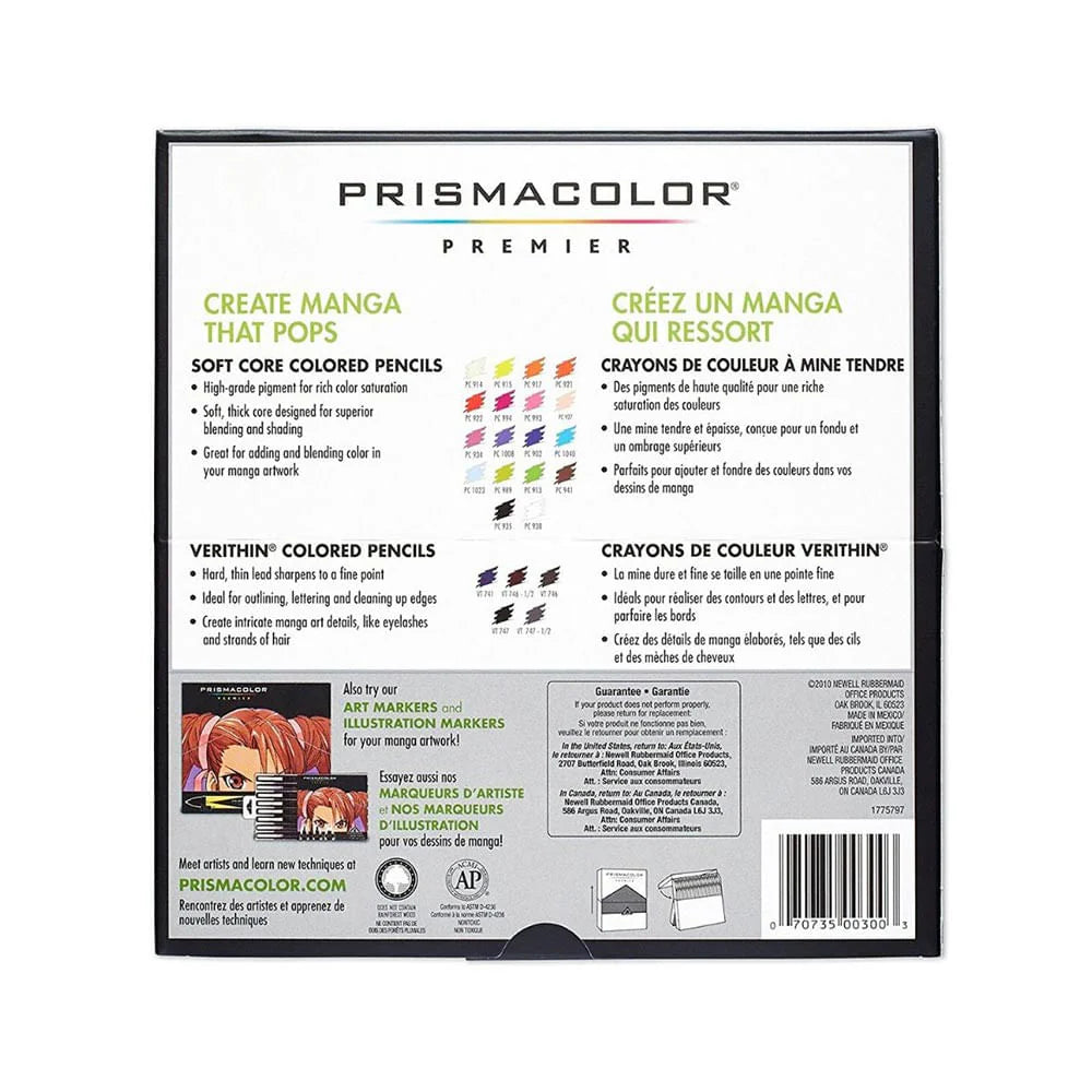 Prismacolor Premier - Set 23 Lápices de Colores Serie Manga
