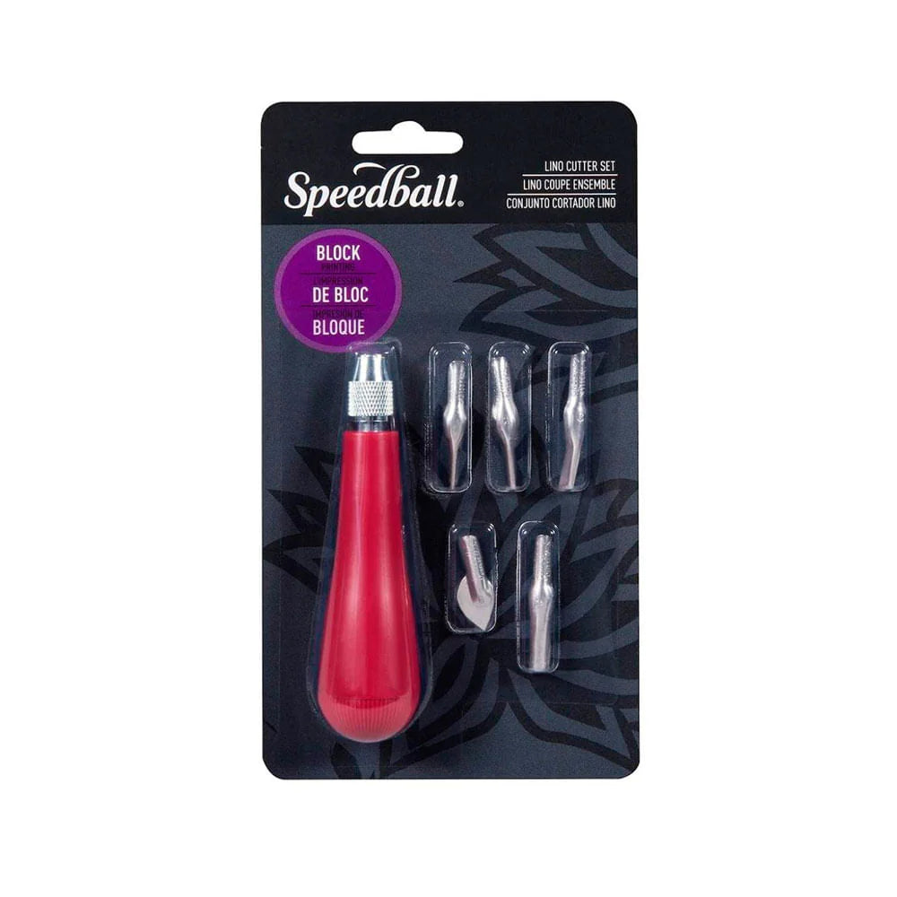 Kit Gubias SpeedBall 5 puntas para Linoleo
