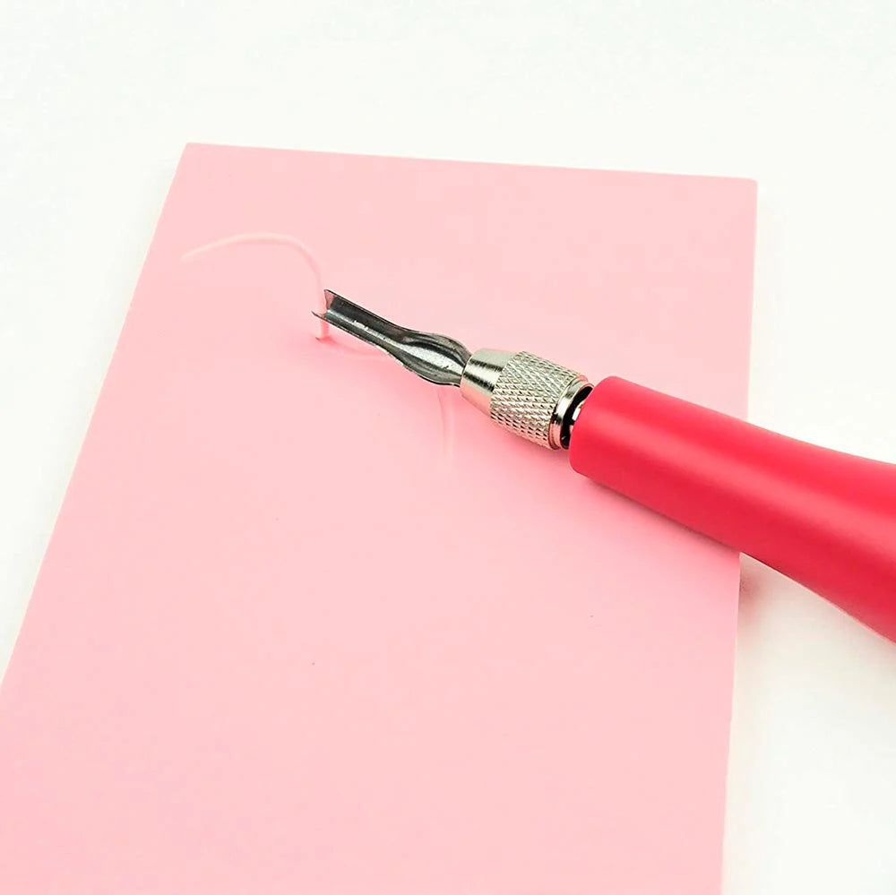 Linoleo para Grabado Speedball Speedy-Carve Rosada (7.5x10cm)