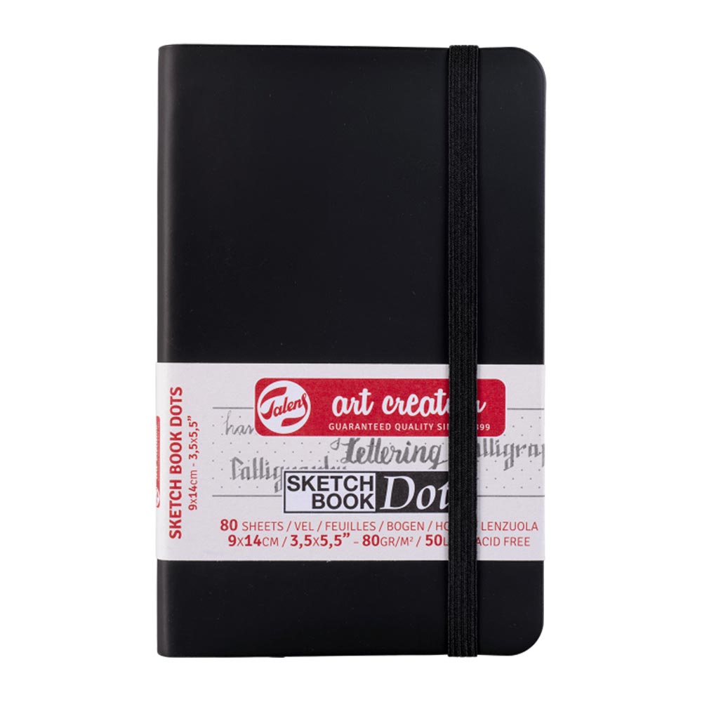 Libreta Con Puntos Negra Art Creation