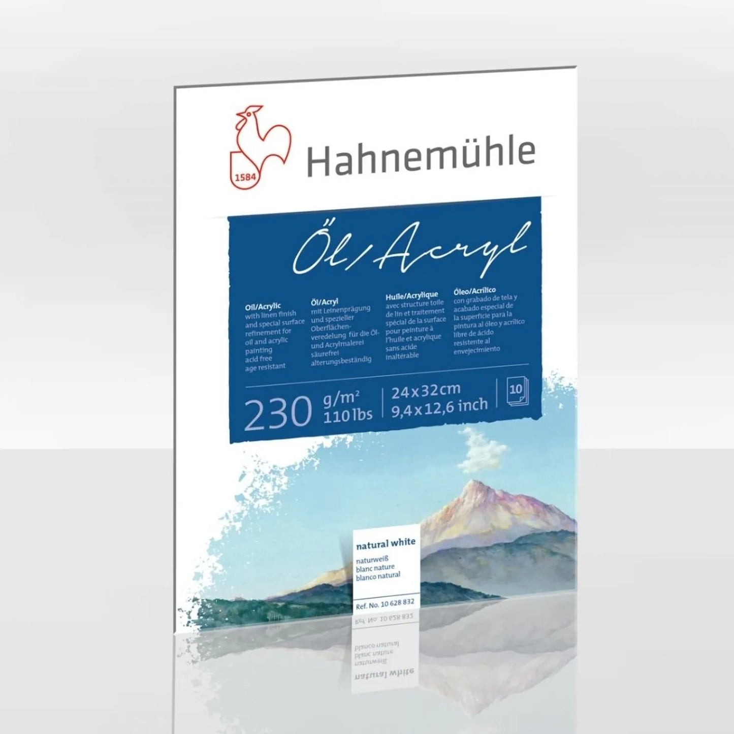 Block Óleo / Acrílico de Tela Hahnemuhle 230gr 10hjs