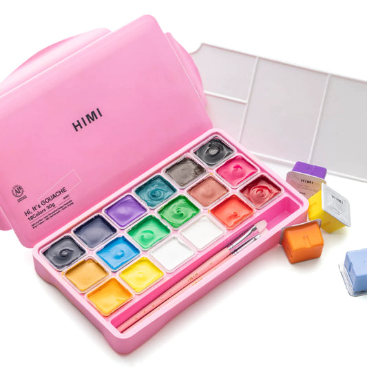 HIMI set de gouache 18 colores 30g BASIC