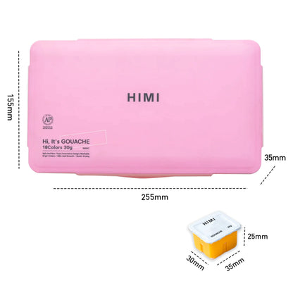 HIMI set de gouache 18 colores 30g BASIC
